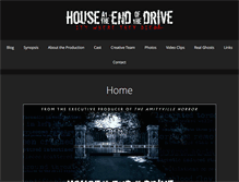 Tablet Screenshot of houseattheendofthedrive.com
